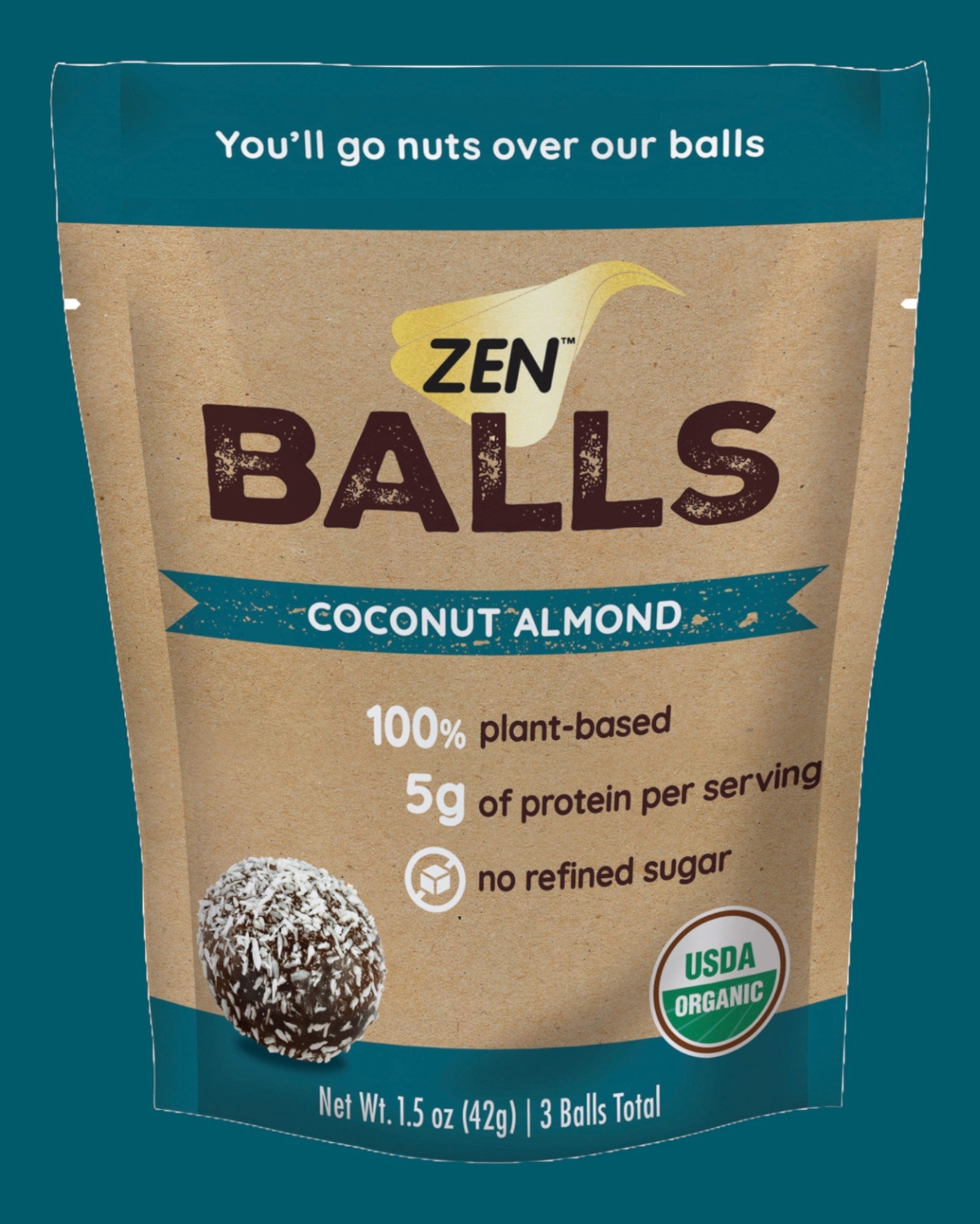 Zen Chocolate Almond Balls | Mindful Energy Bites