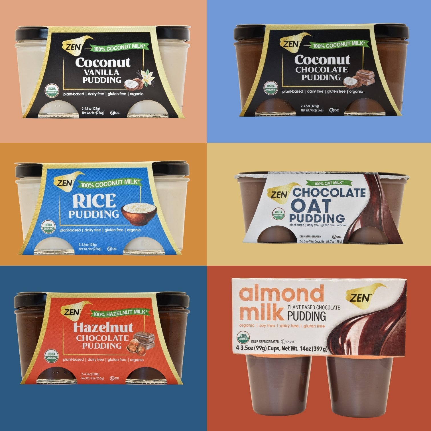 Pure Pudding Puddings - Zen | Organic Plant-Based Dessert Puddings