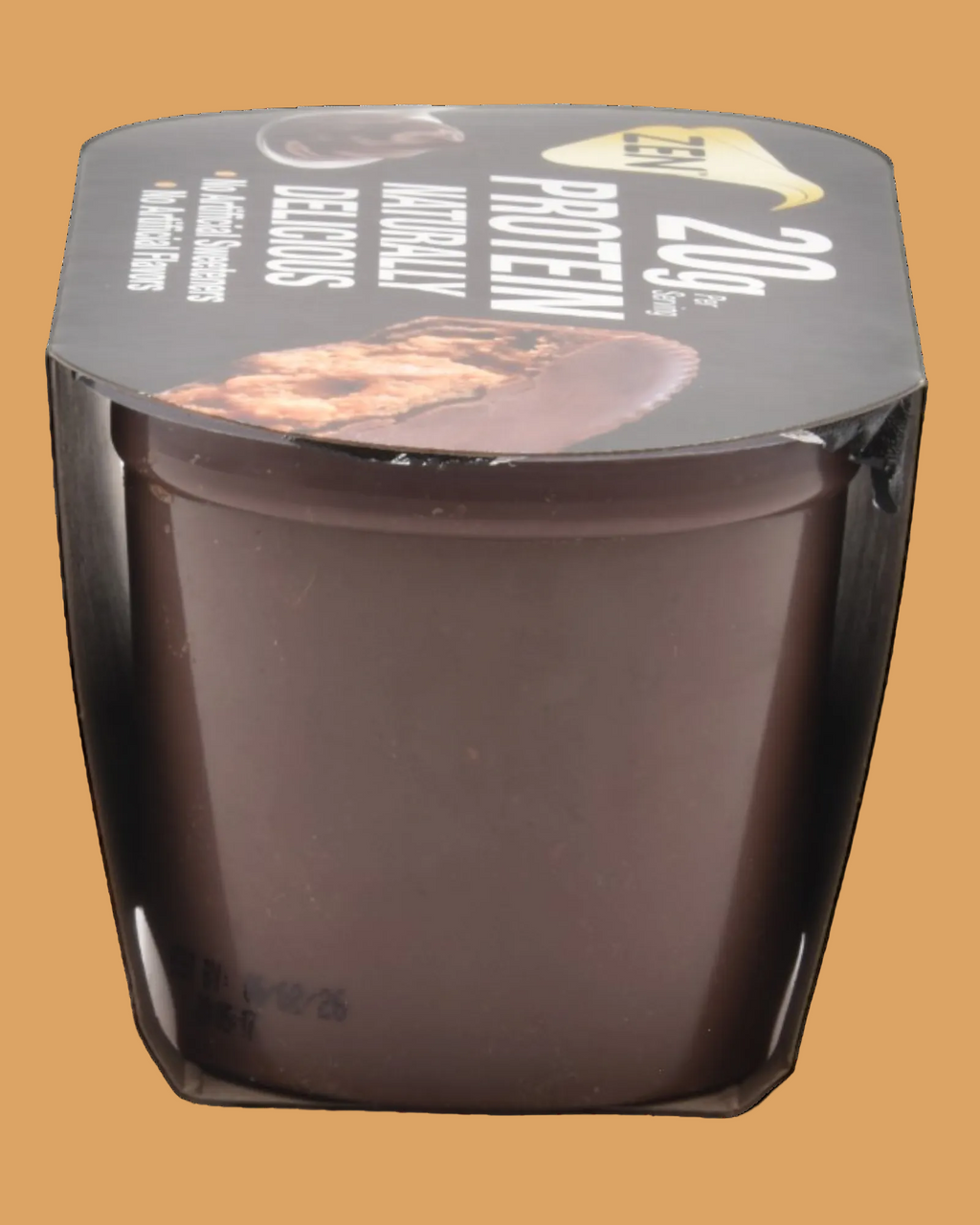 Side view of Zen Protein Puddin
